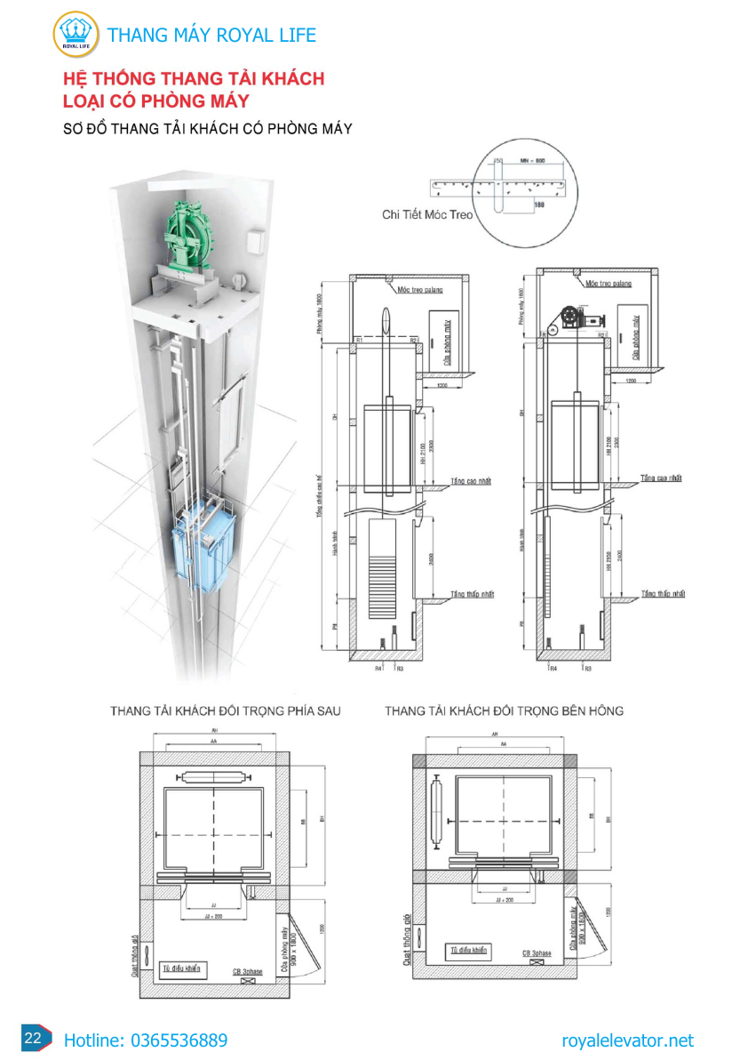 Giới thiệu 5 THANG MAY ROYAL 2